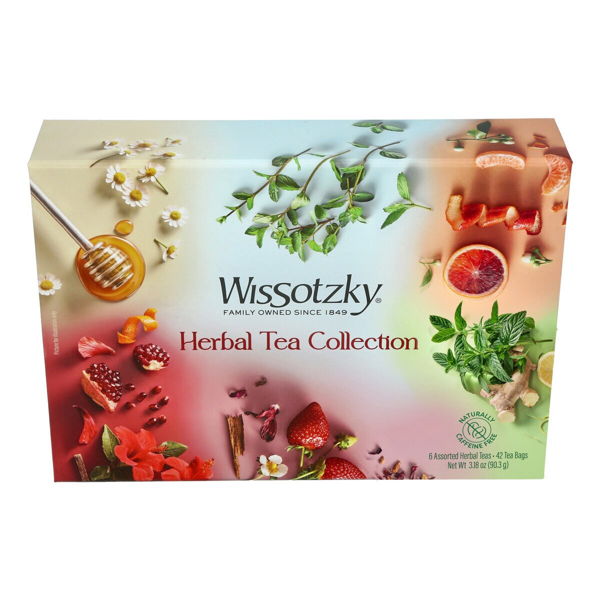 WISSOTZKY ハーブティー カジュアルギフトボックス 6種 x 7バッグ