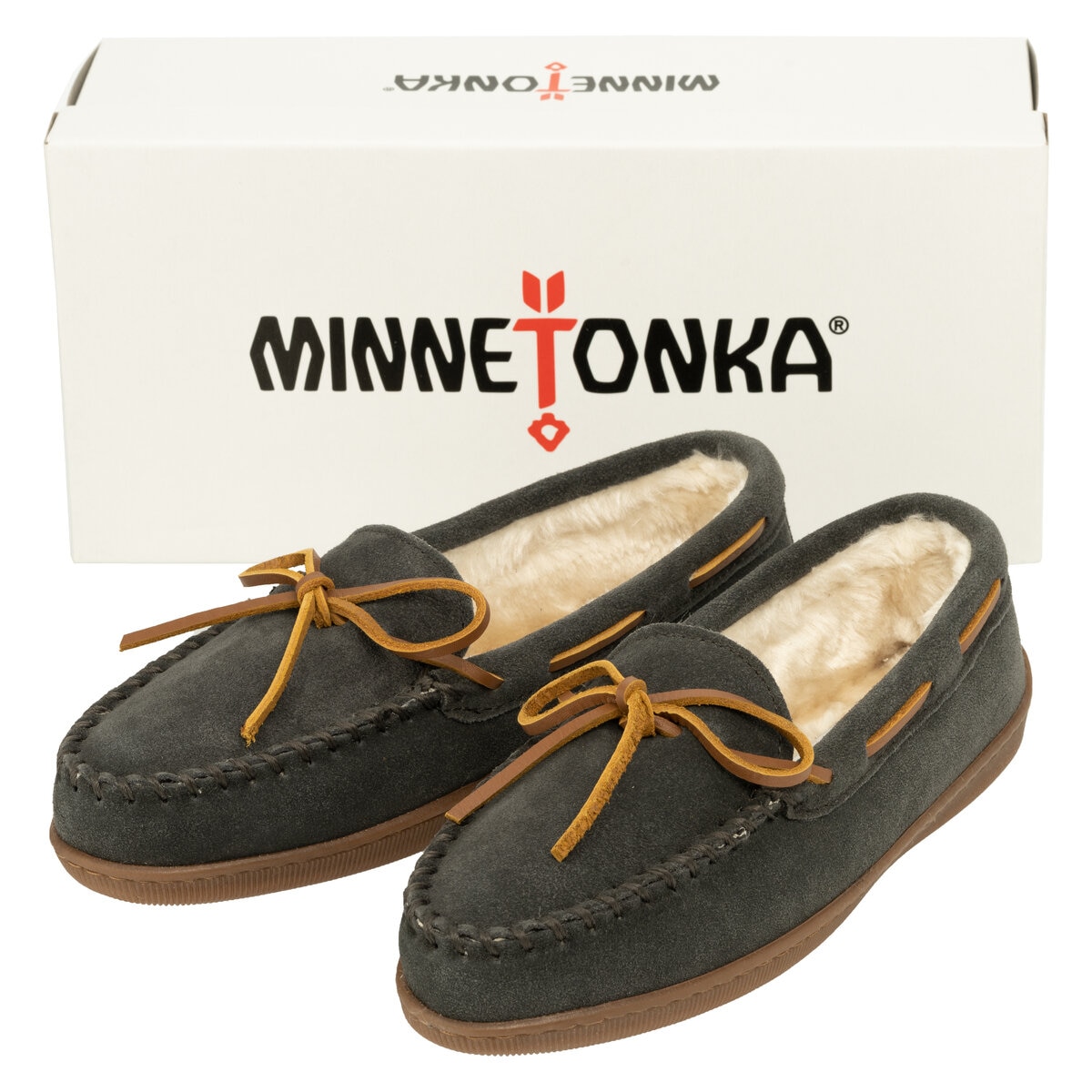 ミネトンカ レディース モカシン パイルラインドハードソール