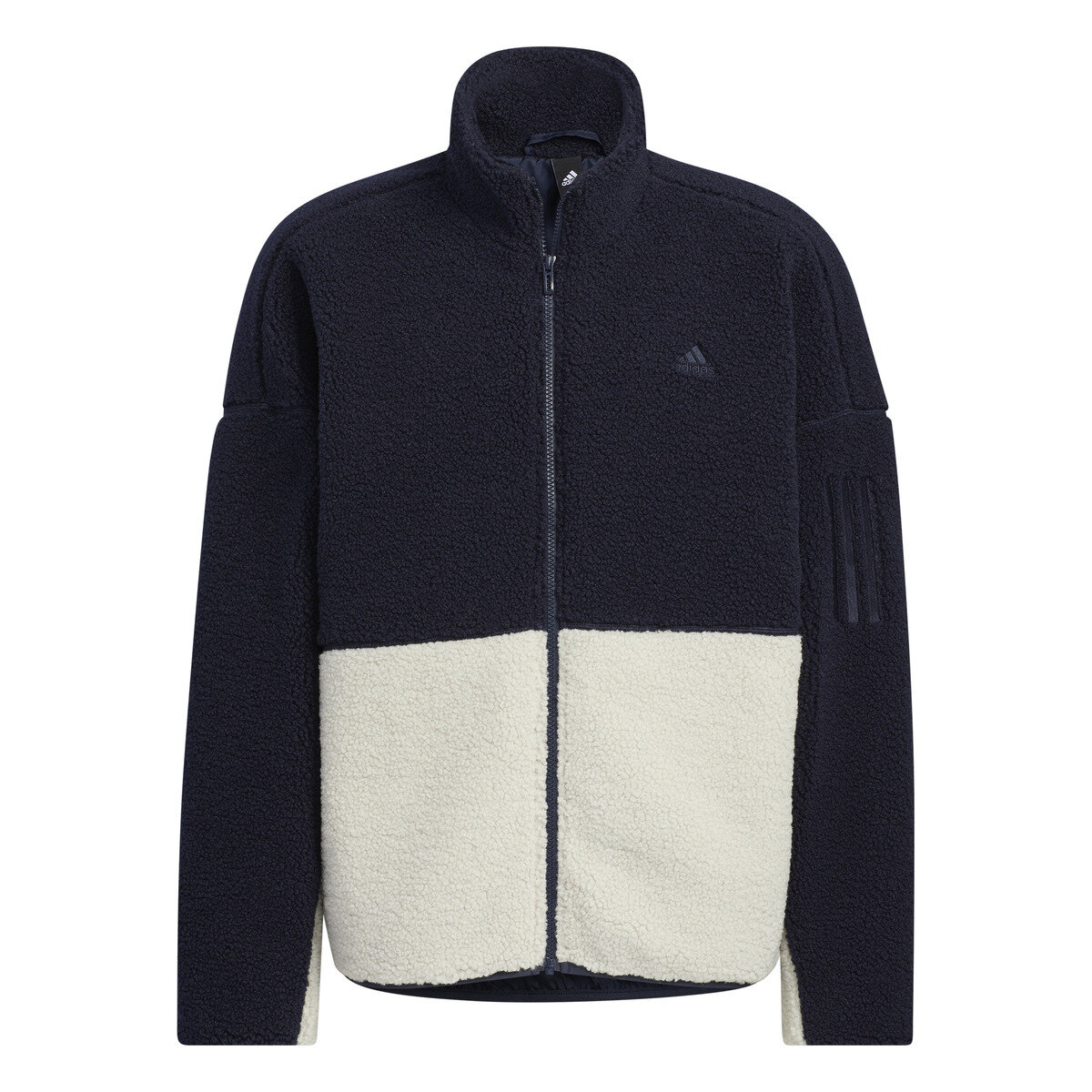 アディダス メンズ ボアジャケット レジェンドインク/アルミナ L