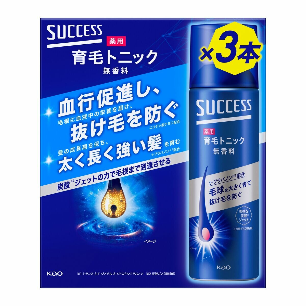 サクセス　薬用育毛トニック　無香料　180g 19本 SUCCESS（サクセス）薬用育毛トニック ボリュームケア 無香料 180g
