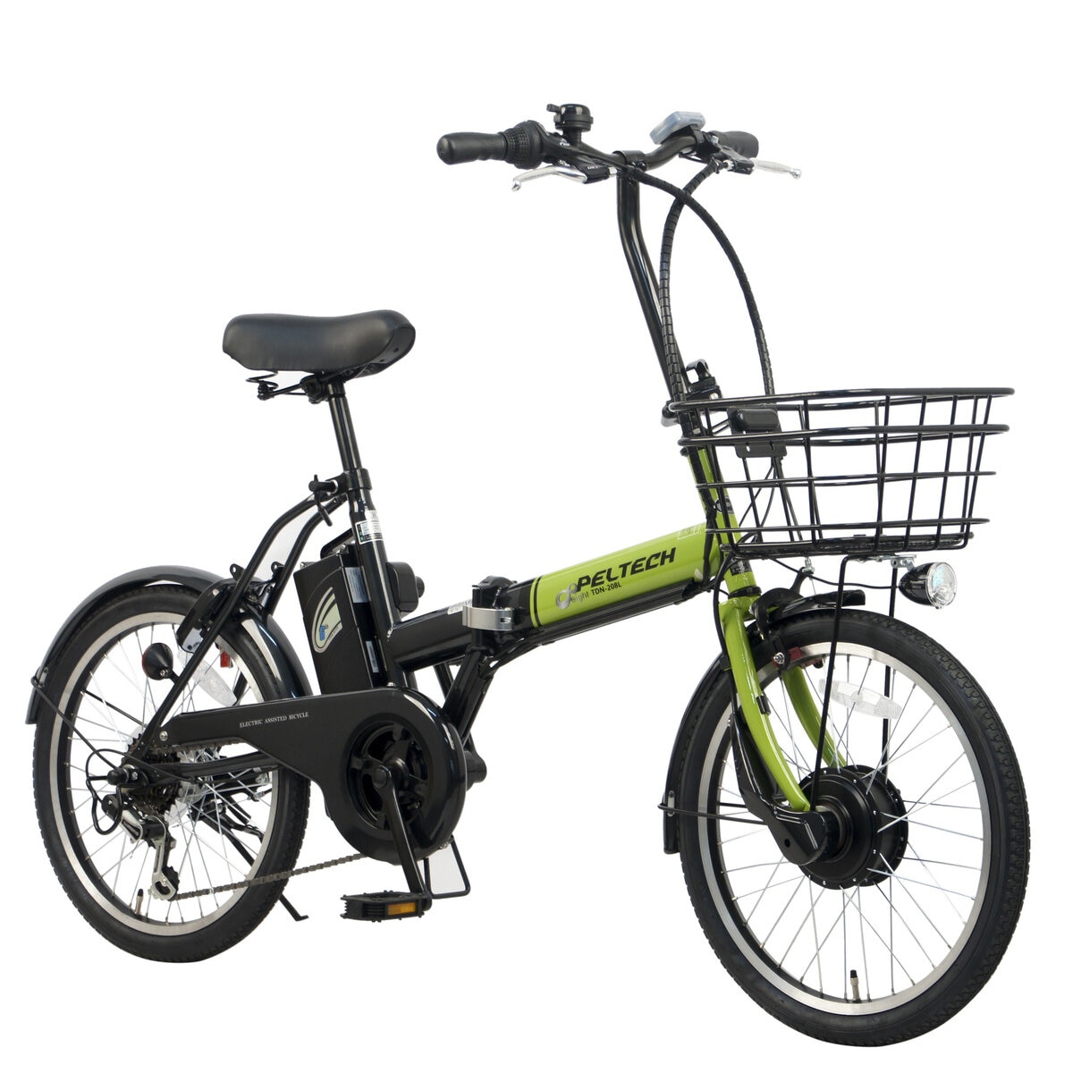 ペルテック 20インチ 折り畳み電動アシスト自転車 TDN-208L 8Ah