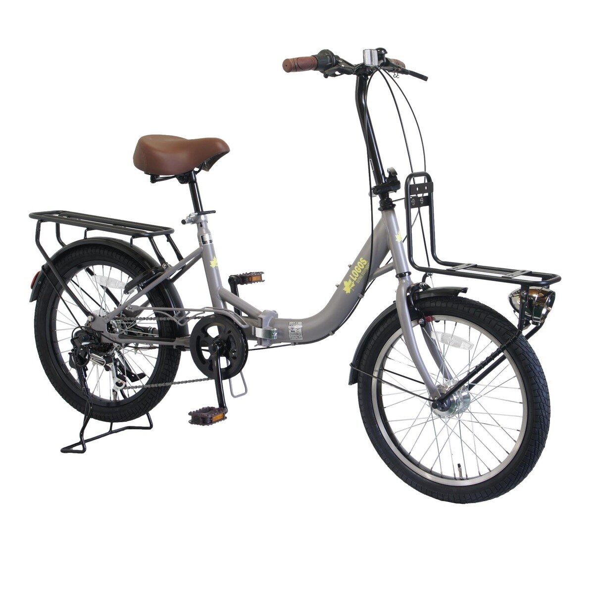 ロゴス　折りたたみ自転車　20インチ　引き取り対応可能　説明書　販売証明書有り ロゴス 20インチ 折り畳み自転車 LG-20FD グレー | Costco Japan