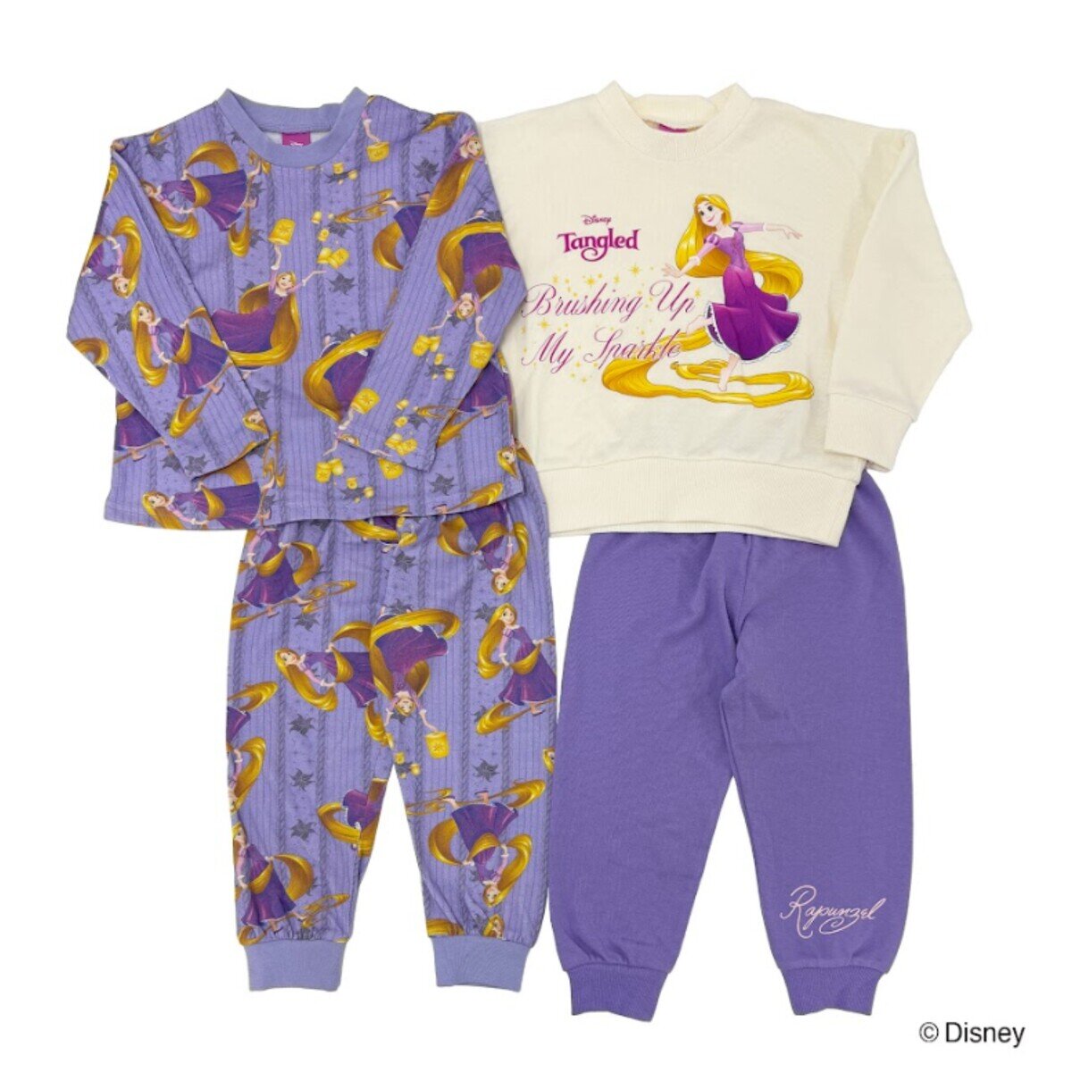 ディズニー / キャラクター キッズ 4枚組 / ラプンツェル 130cm