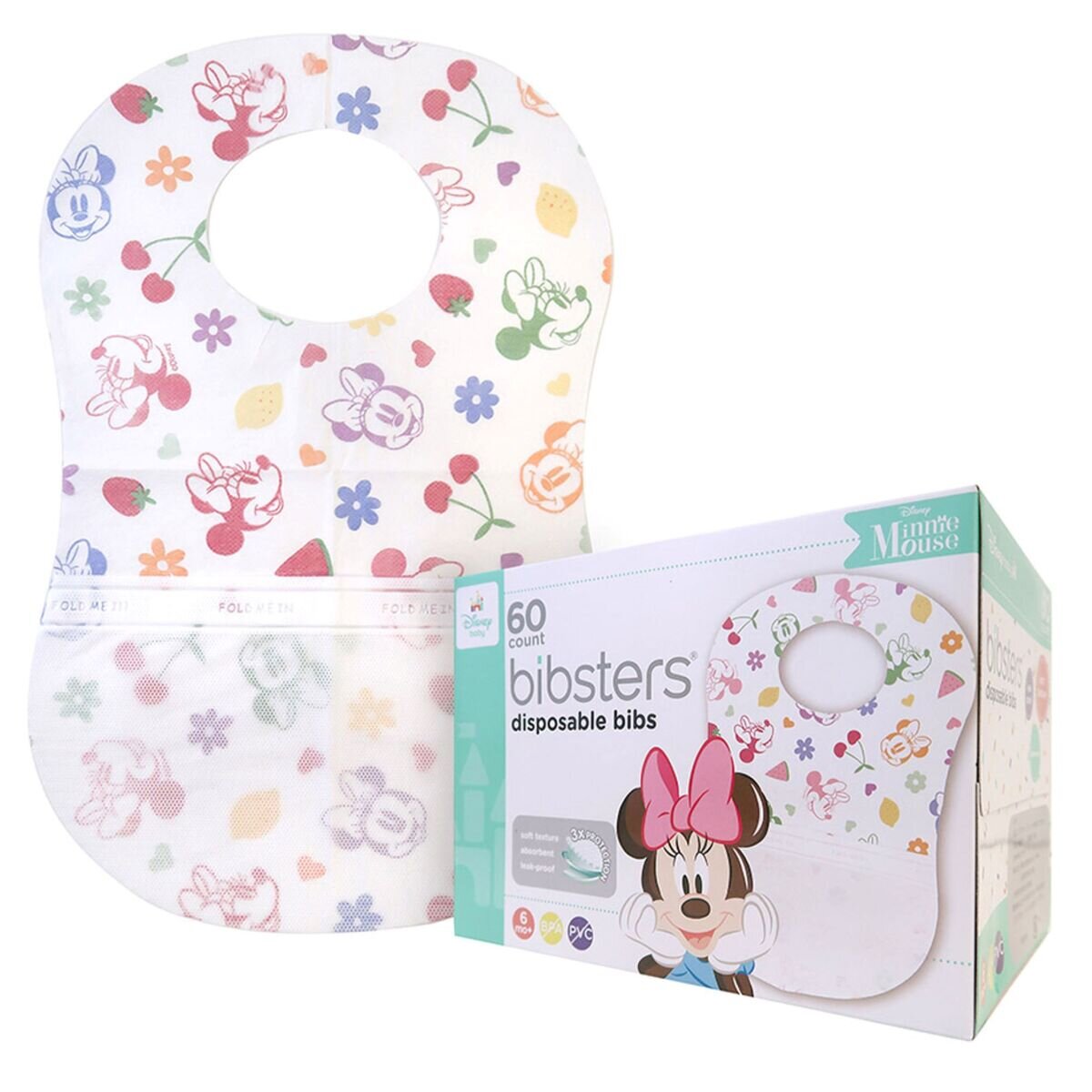 4点【新品未使用】ビブスター　ディズニー使い捨てエプロン 楽天市場】bibsters ビブスター ディズニー 使い捨てエプロン60