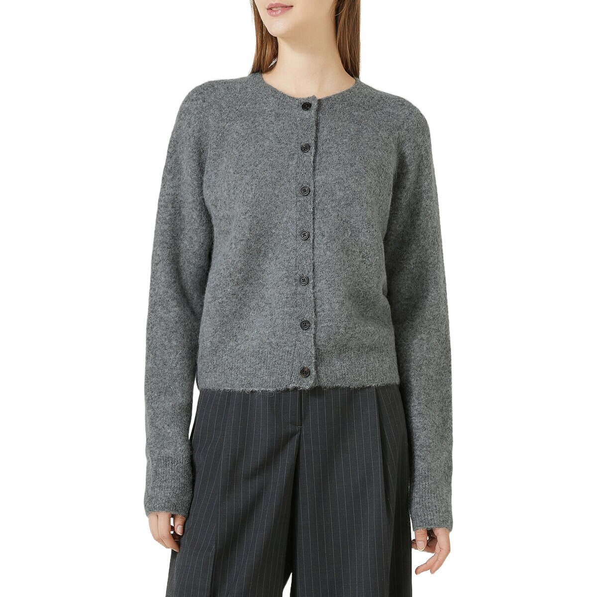 カーディガングレーかしこ様 VINE レディース アルパカ ウール カーディガン グレー S | Costco Japan