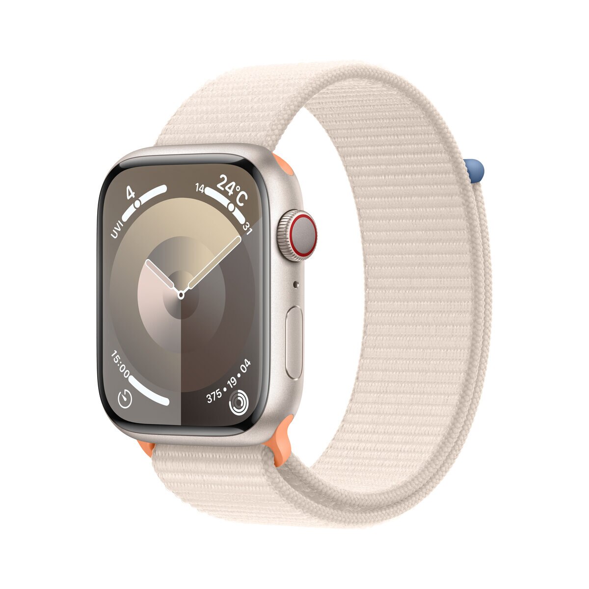 「足の手術代へ」Apple Watch9 41mm スターライト　美品⭐️ Apple Watch Series 9（GPSモデル）- 41mmスターライトアルミニウム