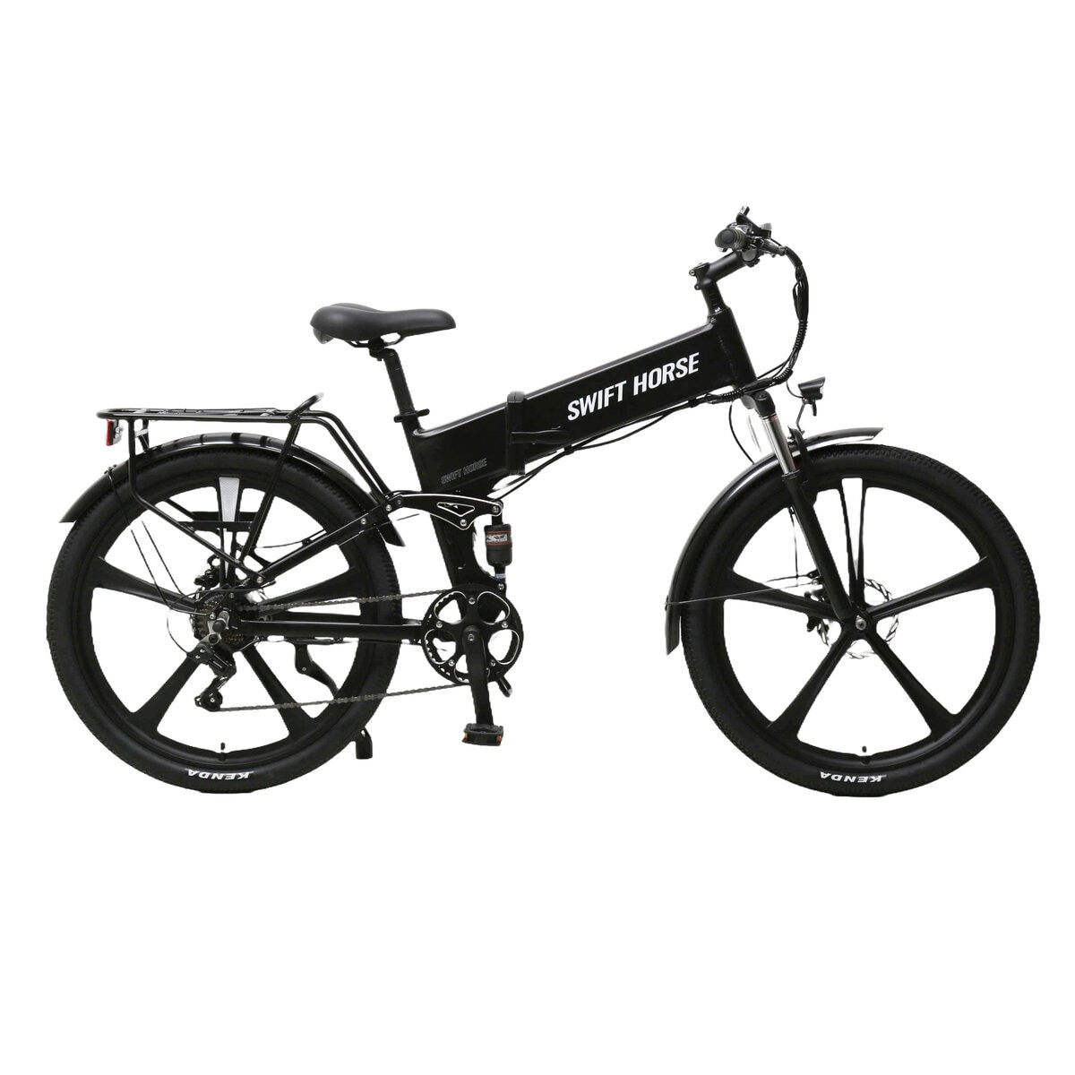 SWIFT HORSE 2 折り畳み 電動アシスト マウンテンバイク Ver.2 黒
