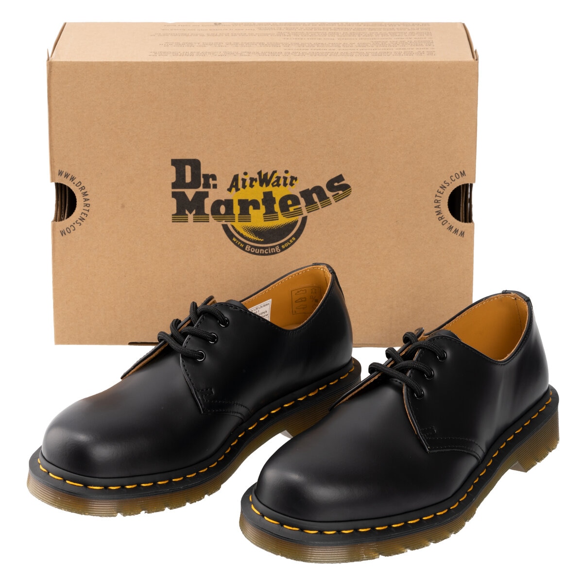 【美品】ドクターマーチン　1461スタッズ Ⅱ 3ホールシューズ　25 ブラック Dr.Martens（ドクターマーチン） シューズ 1461 ZIP BEX ホワイト