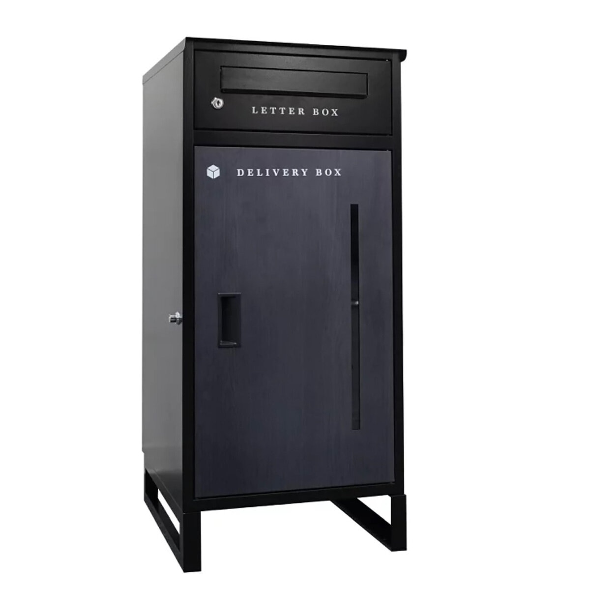 7Life 宅配ボックス一体型 ブラック・アッシュグレー | Costco Japan