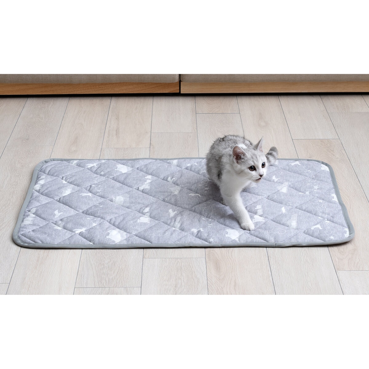 ひんやり冷たいペットマット 60 x 90cm グレー | Costco Japan