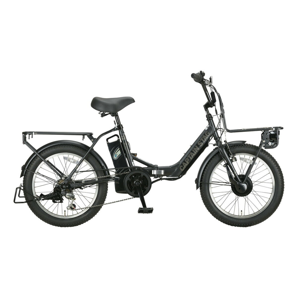 CAPTAIN STAG E BAGIE 電動アシスト自転車 マット ブラック | Costco Japan