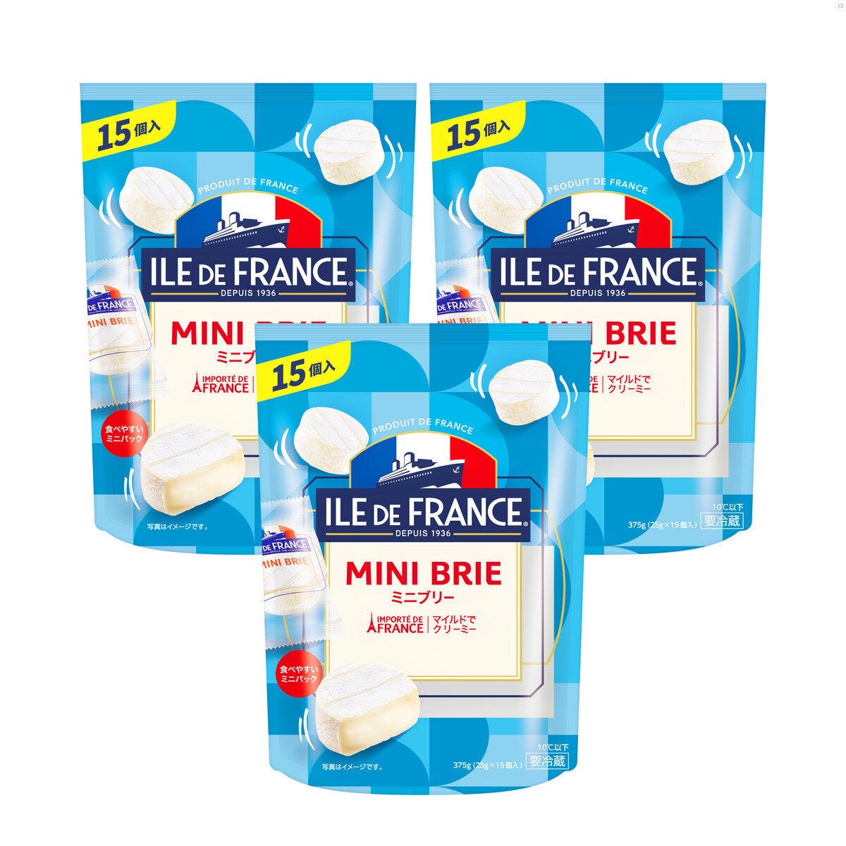 イル・ド・フランス ミニブリー 25g x 15個 x 3袋セット | Costco Japan