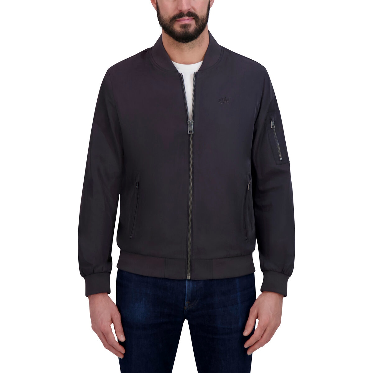 カルバンクライン メンズ フライトジャケット アイアン S | Costco Japan
