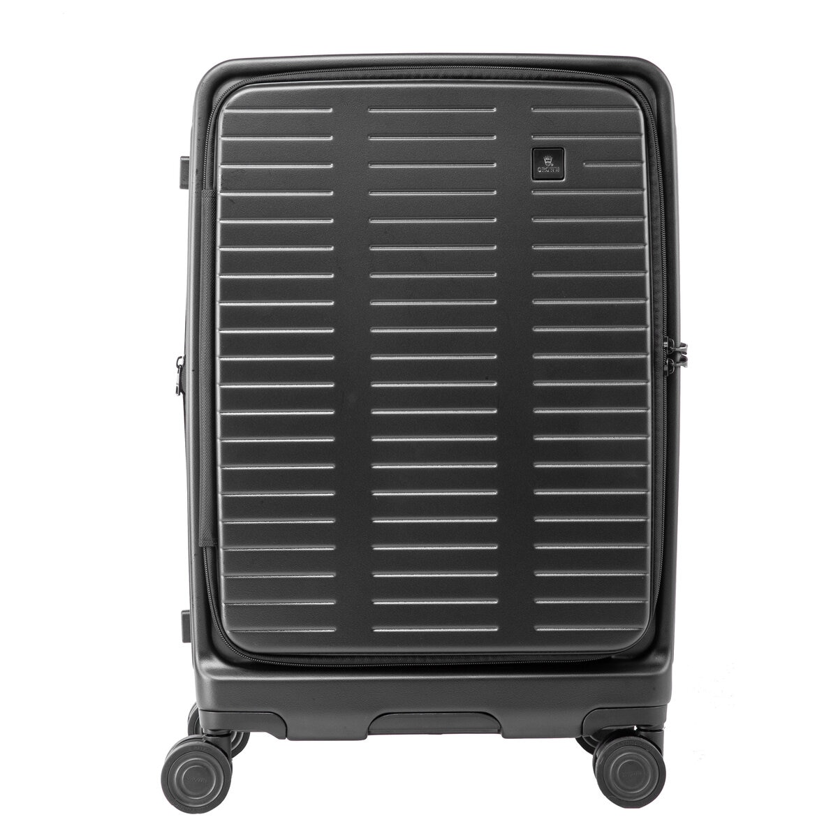 クラウン フロントオープン スーツケース C-F5159H 25インチ ブラック