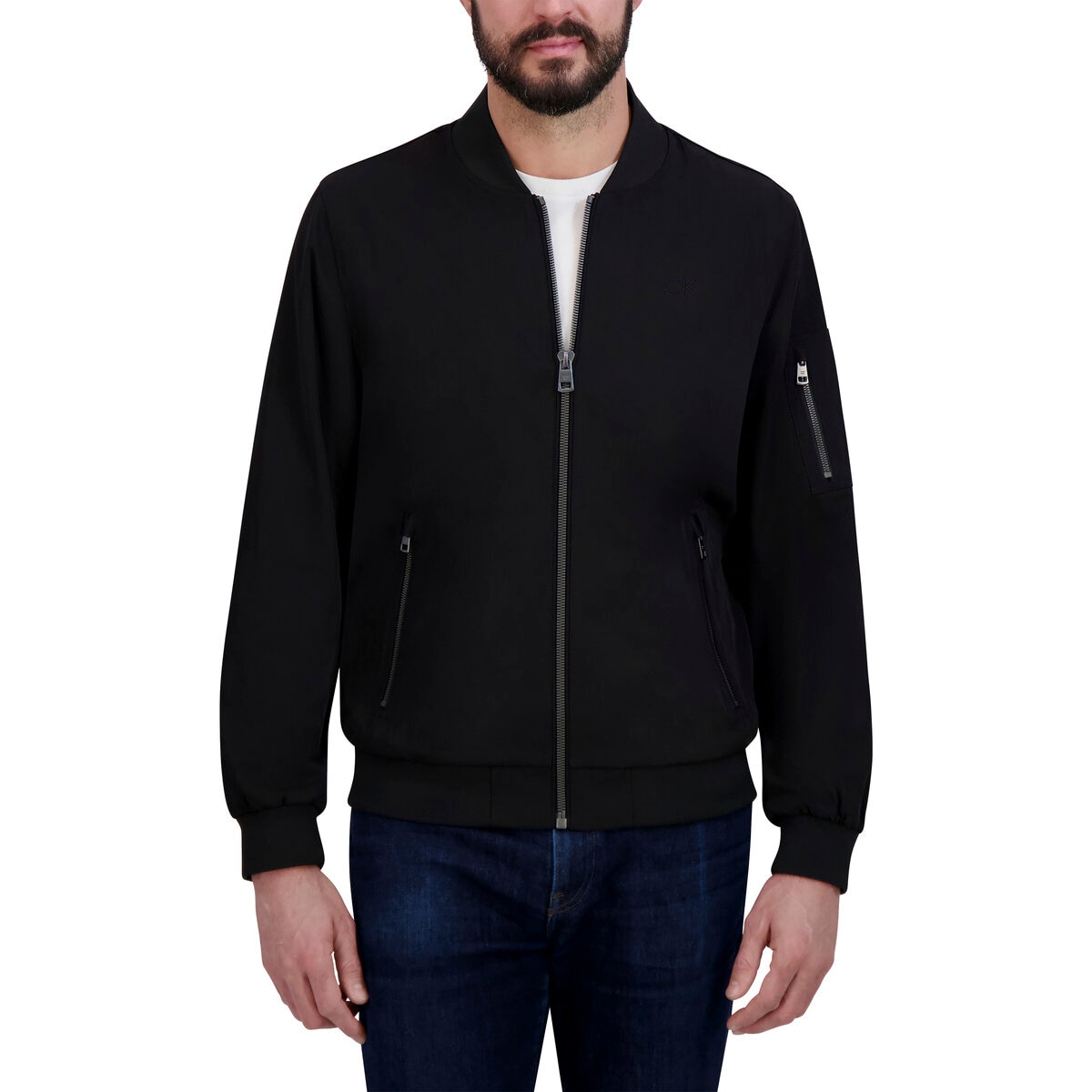 カルバンクライン メンズ フライトジャケット ブラック L | Costco Japan