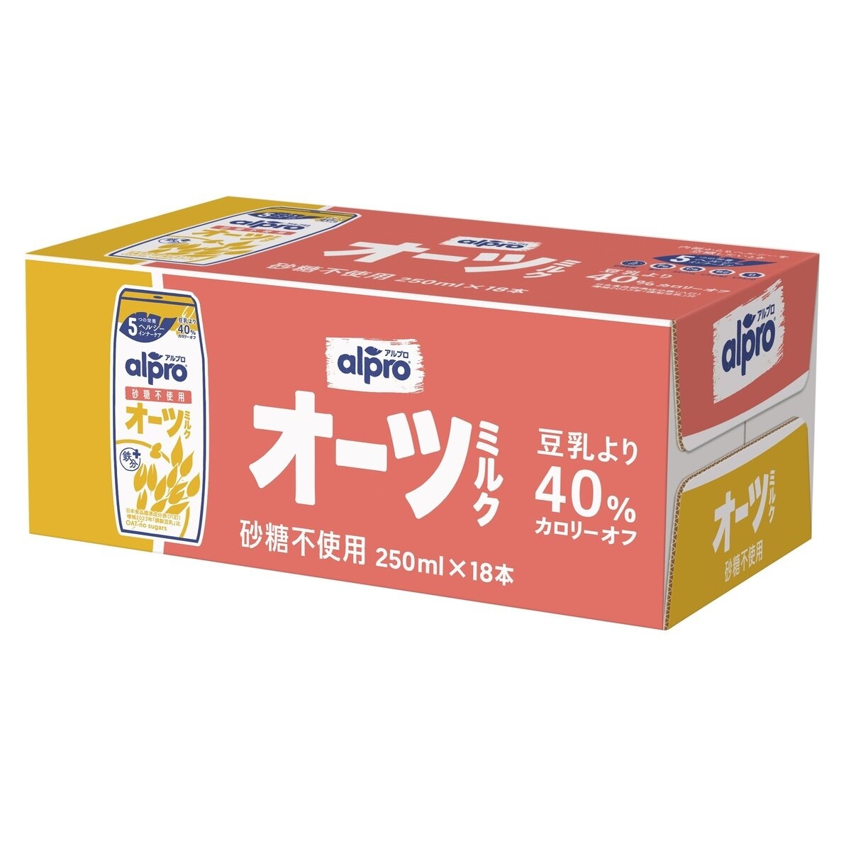 ダノン アルプロ オーツミルク 砂糖不使用 250ml x 18本 | Costco Japan