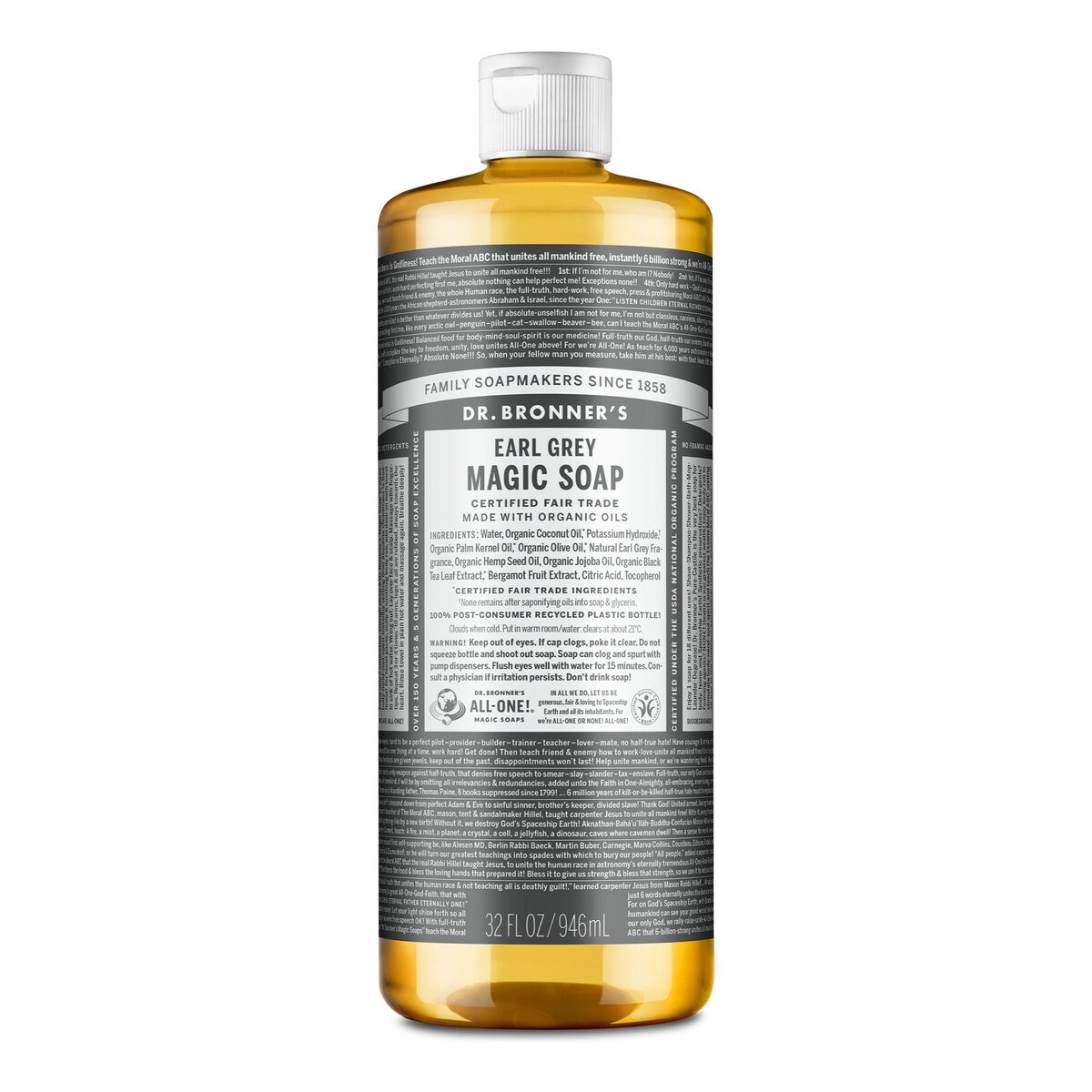 ドクターブロナー マジックソープ 946ml アールグレイ | Costco Japan