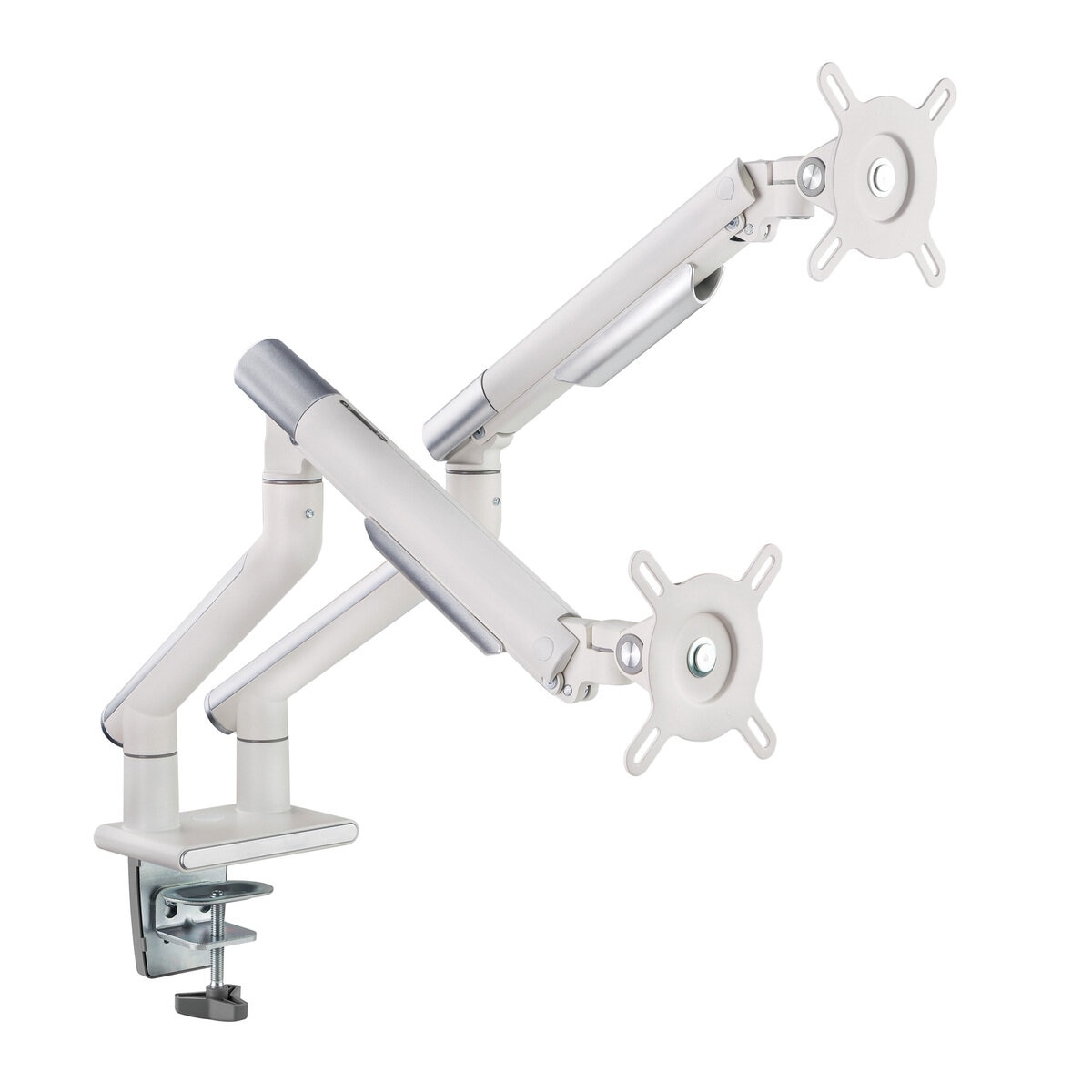 iggy デュアルモニターアーム ホワイト iggy / デュアルモニターアーム / DA122 / 耐荷重2～9kg / 13～32