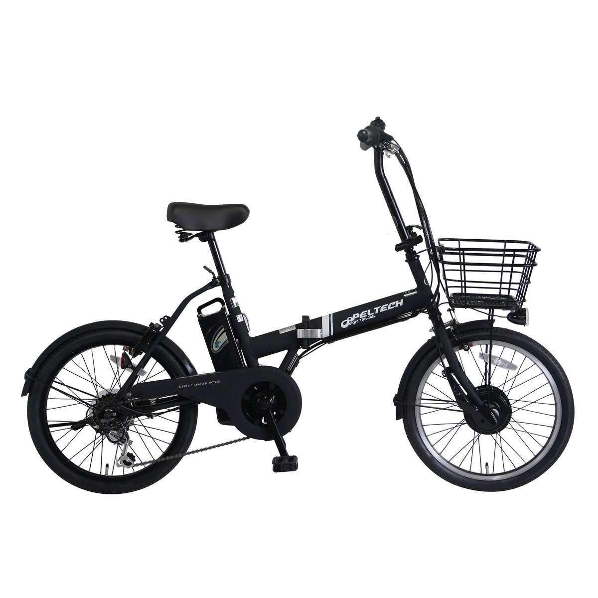 ペルテック 20インチ 折り畳み電動アシスト自転車 TDN-208L 8Ah
