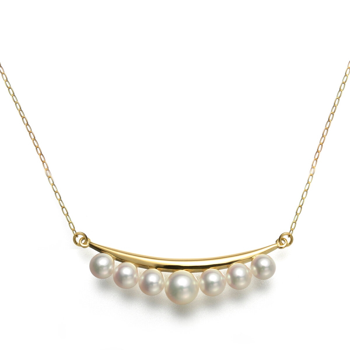 18K イエローゴールド あこやパール ネックレス 45cm SMK0236 | Costco