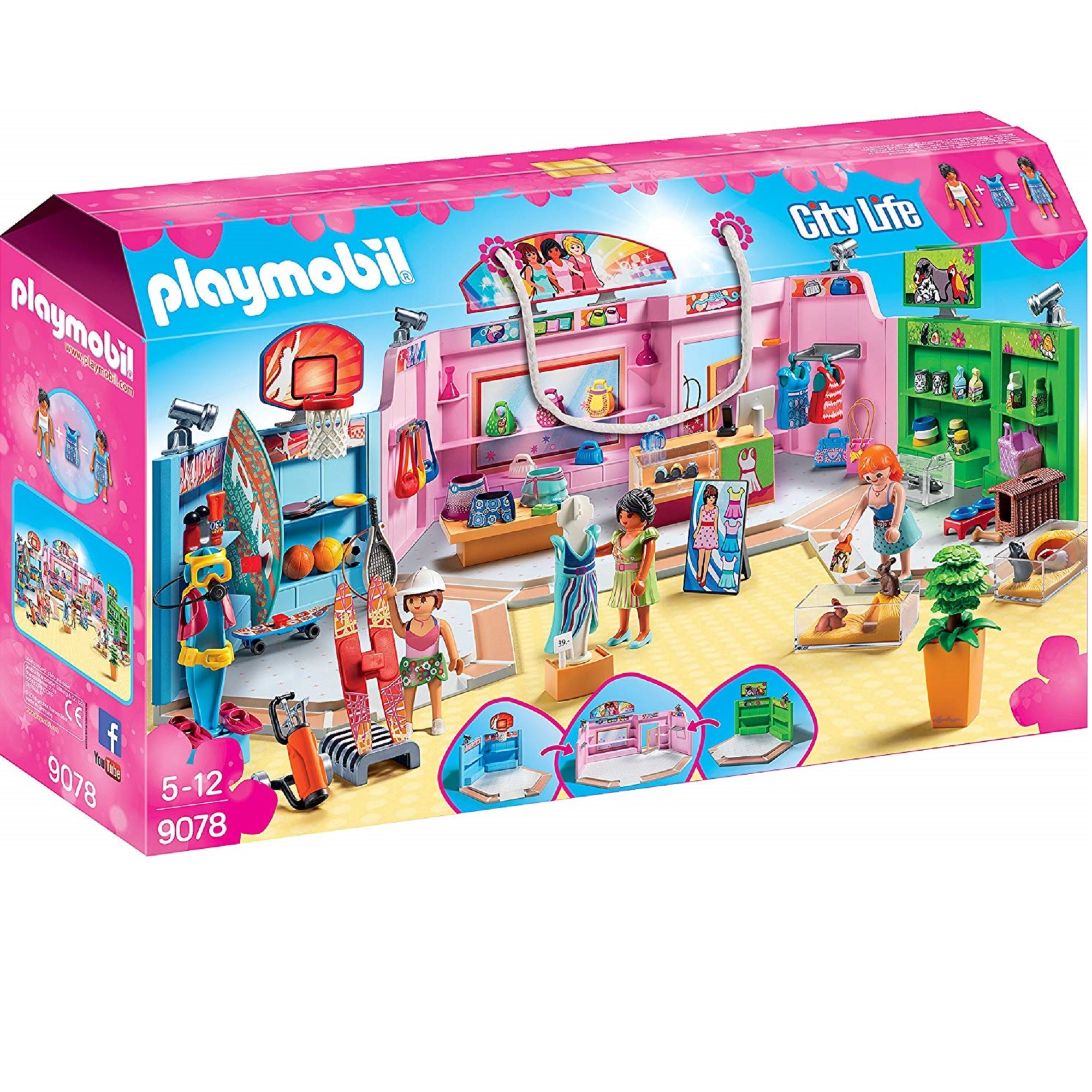 プレイモービル playmobil 5485 ショッピングセンター \u0026リーメント