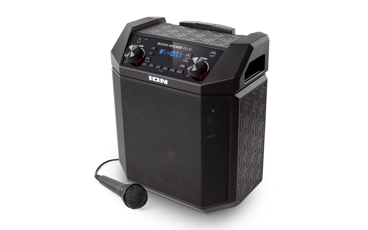 Ion Audio PA用アンプ内蔵ブルートゥーススピーカー Block Rocker