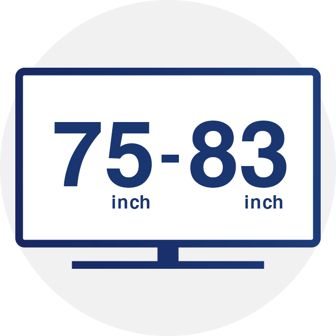 75-83inch TVs