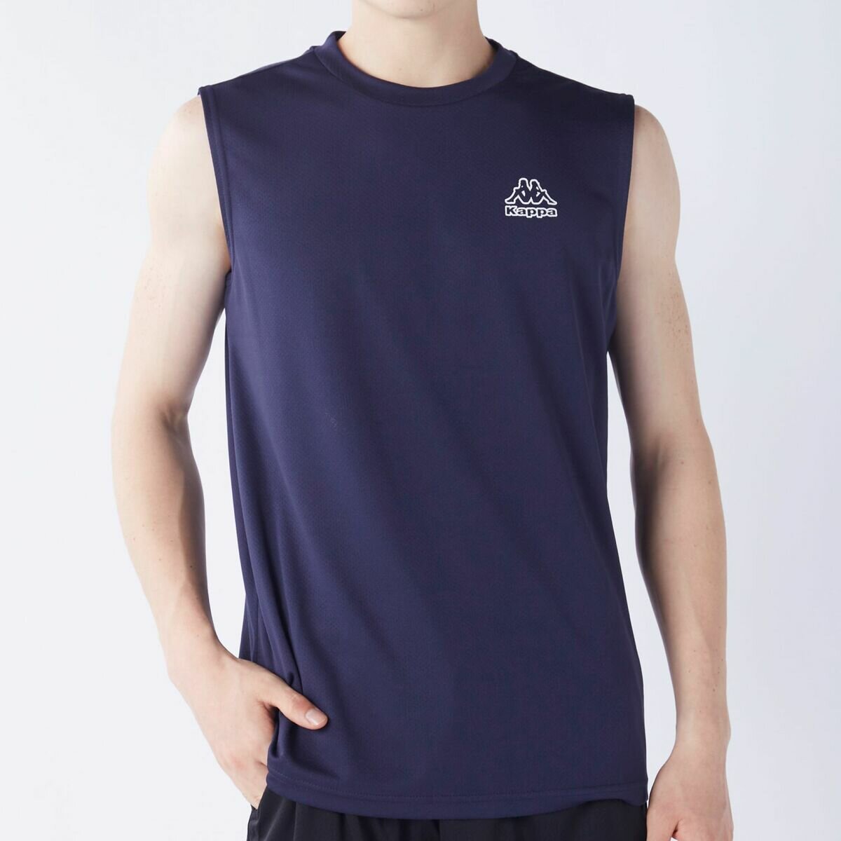 カッパ メンズ アクティブ タンクトップ / ネイビー / L