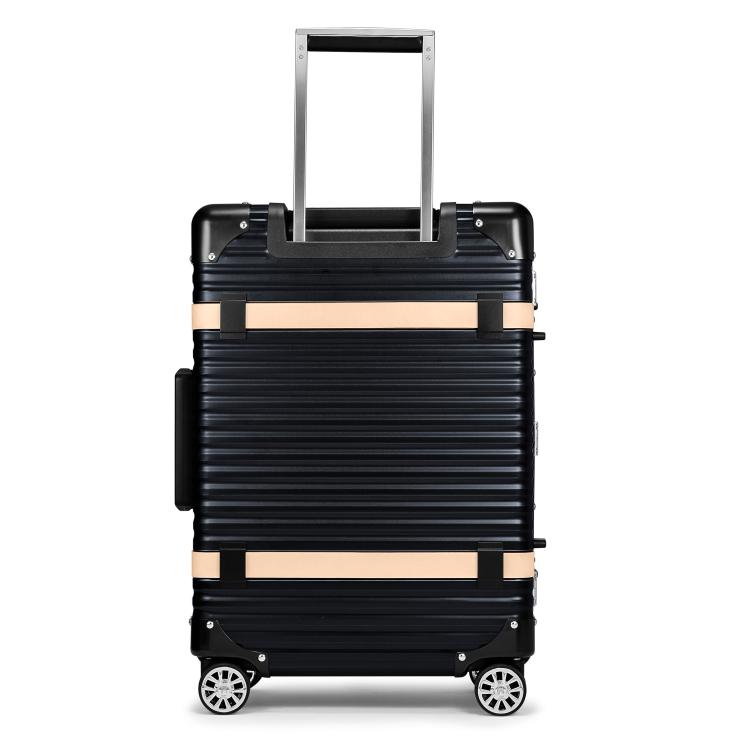 ランツォ スーツケース バイキング 24インチ 47L ブラック X ベージュ
