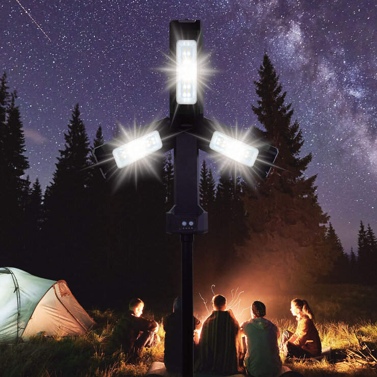 三つ葉型LEDライト RX-N53 充電式スタンド付