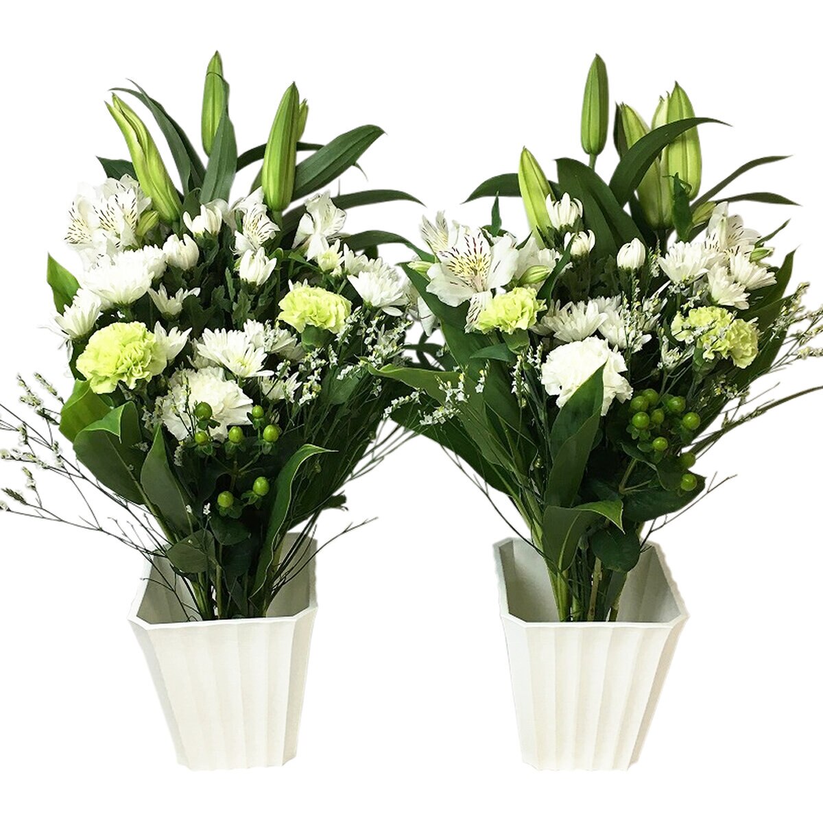 一対のお供え花束 ホワイト Costco Japan