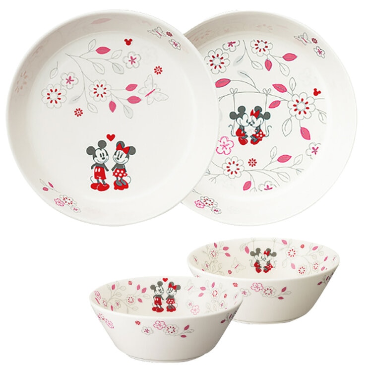 ディズニー プレート&ボウル 4個