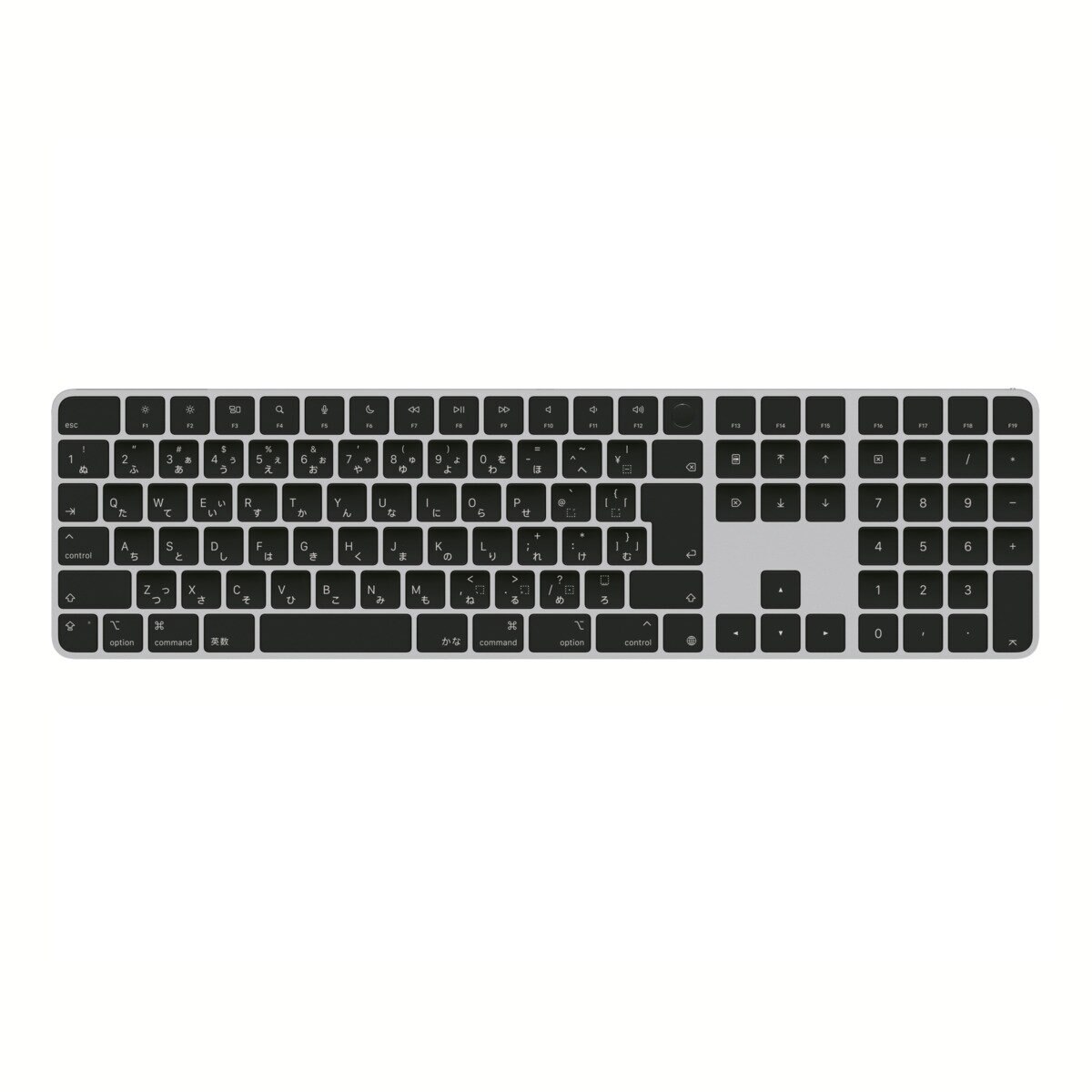 Apple シリコン搭載Macモデル用Touch ID搭載 Magic Keyboard/テンキー付き/USB-C/日本語 / ブラック Apple シリコン搭載Macモデル用Touch ID搭載 Magic Keyboard/テンキー付き/USB-C/日本語 / ブラック