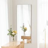 7Life 立て掛けミラー 割れない 鏡 120 x 40cm ナチュラル