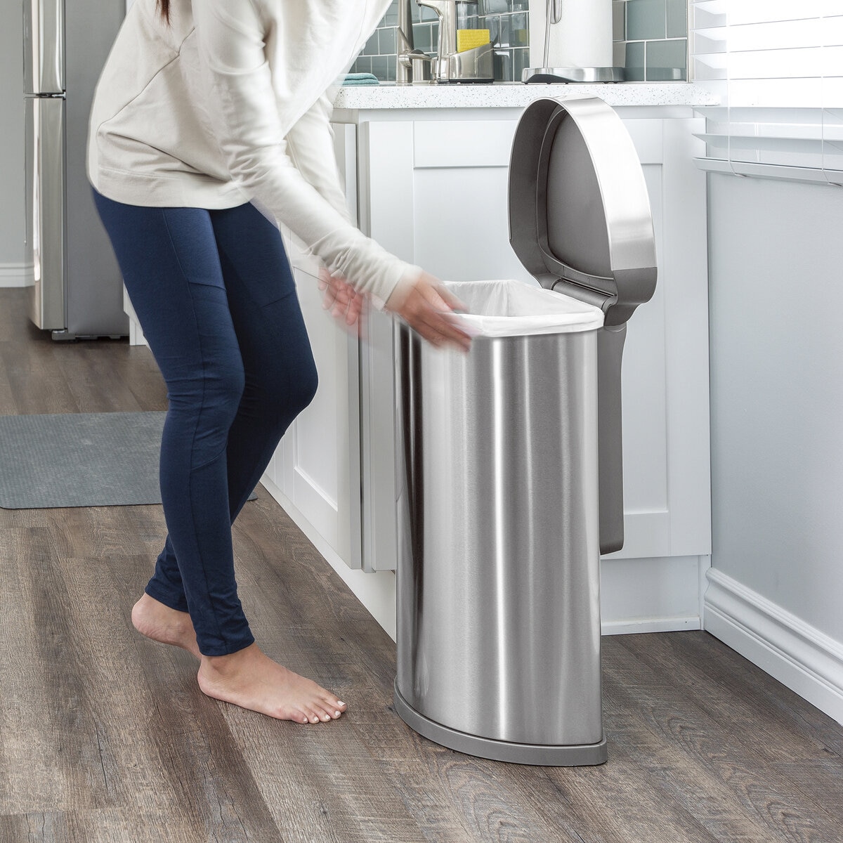 simplehuman センサー ダストボックス ライナーポケット付 45L シルバーステンレス ST2009 - dypamak.org