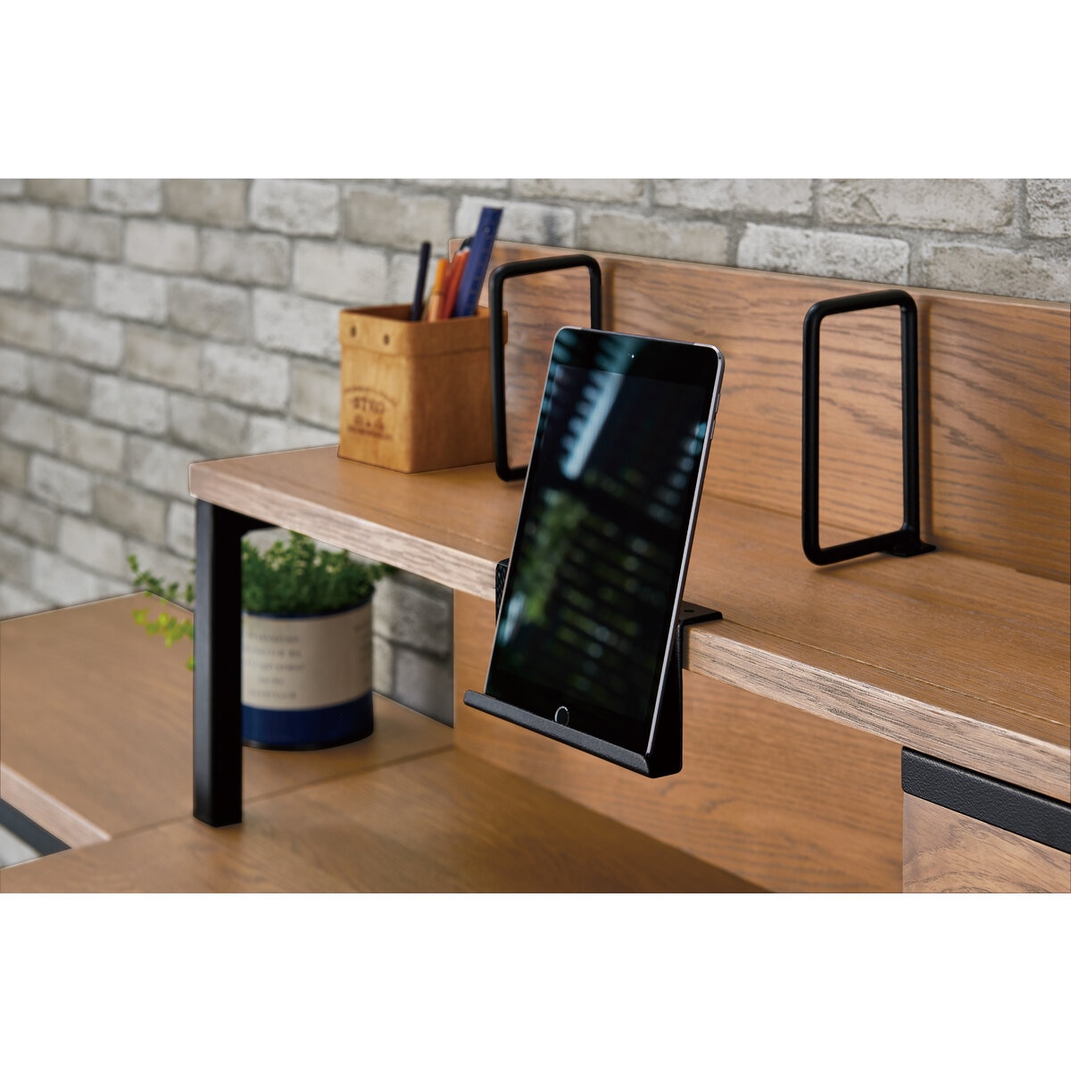 ブロスト デスクシェルフ ビンテージブラウン BRA-703