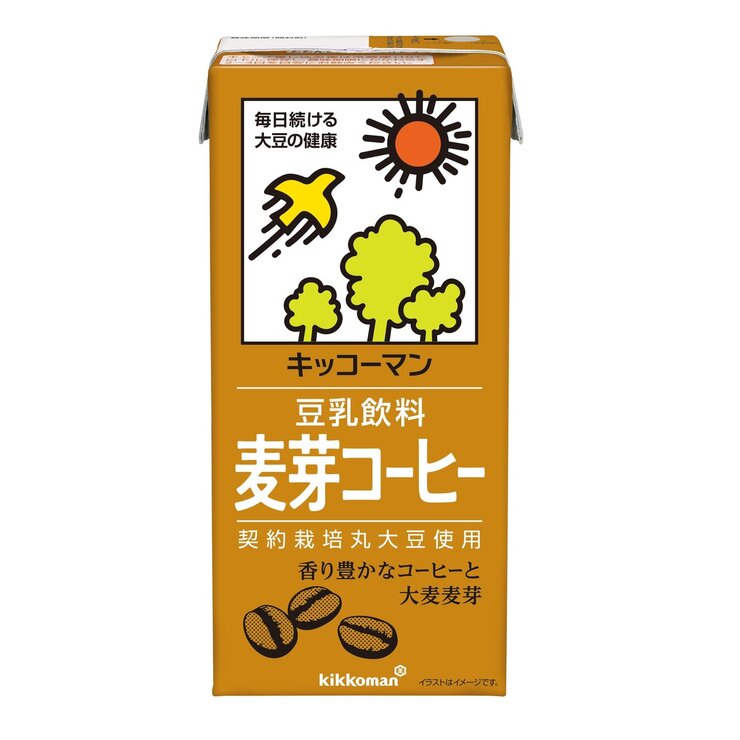 キッコーマン 豆乳飲料麦芽コーヒー 1L x 6 キッコーマン 豆乳飲料麦芽コーヒー 1L x 6