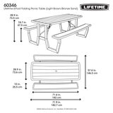 LIFETIME ピクニックテーブル