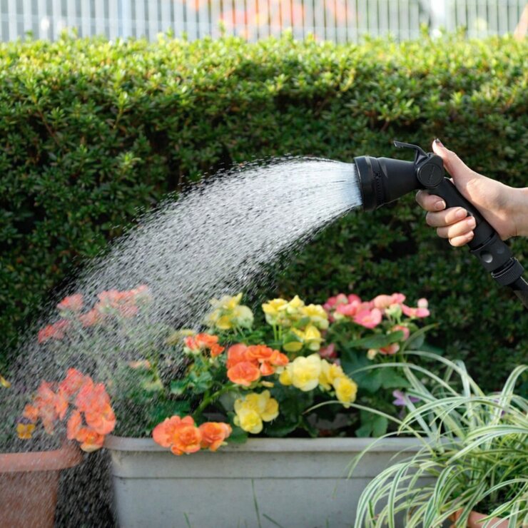 グリーンライフ G-Aqua ホースリール 20m 大水量ひっかけノズル付