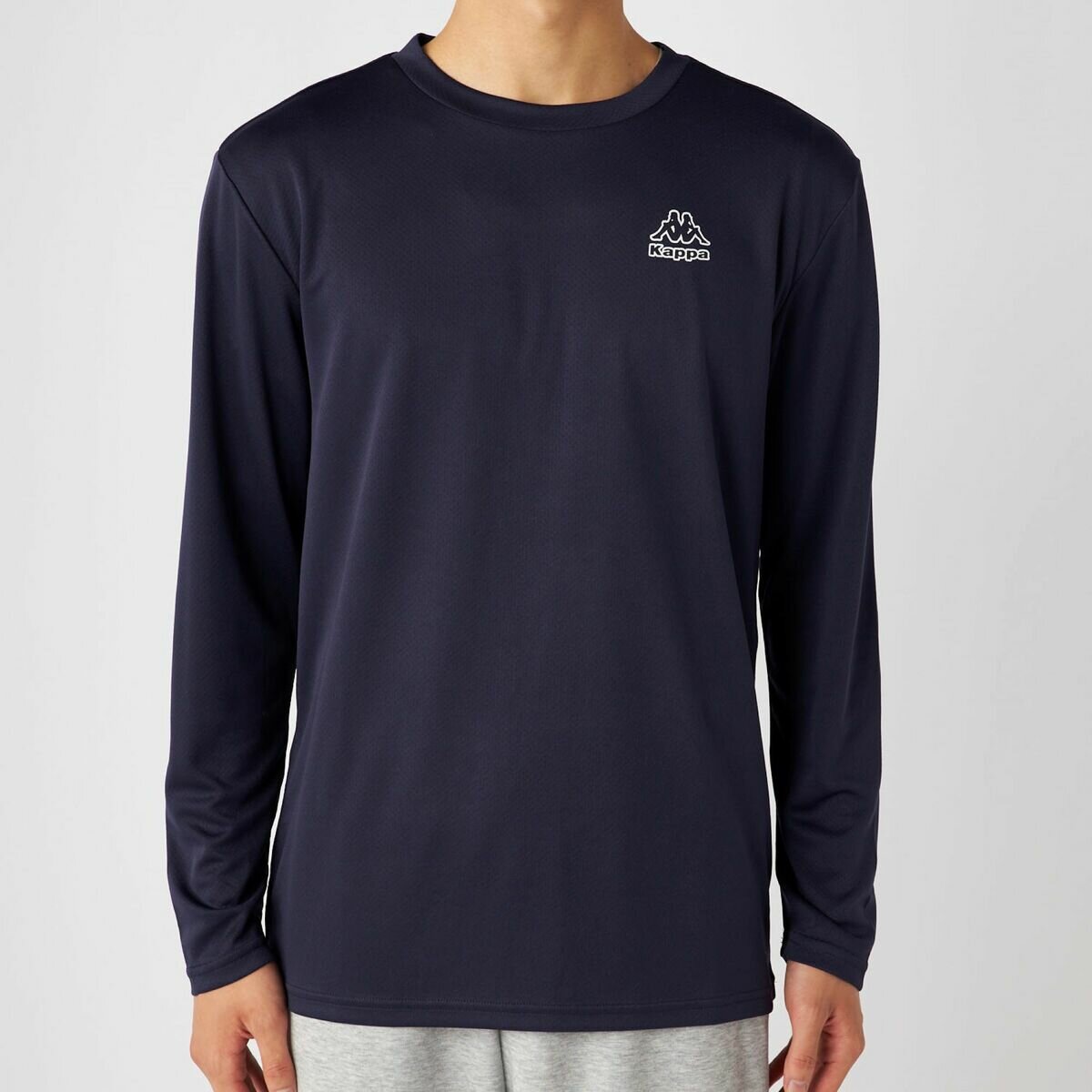 カッパ メンズ 長袖Tシャツ / ネイビー / LL