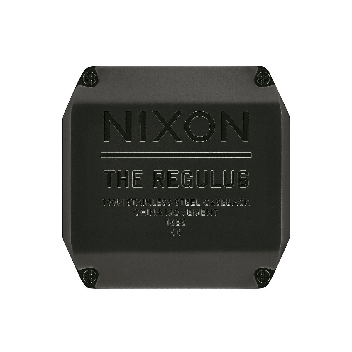 NIXON レグルス A1180632 ガンメタル メンズ 46mm ブラックxグレー