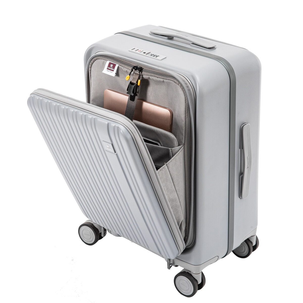 クラウン フロントオープン スーツケース 機内持ち込みサイズ C-F5299H