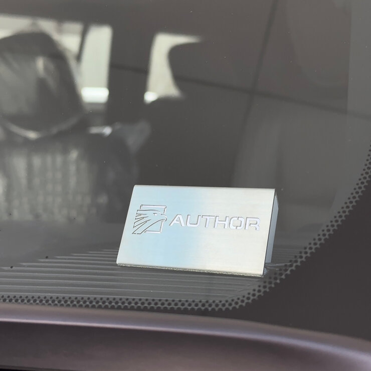 オーサーアラーム 自動車盗難防止 カーセキュリティ セット (注意事項了承済み）AUTHORデザイン (白LED)