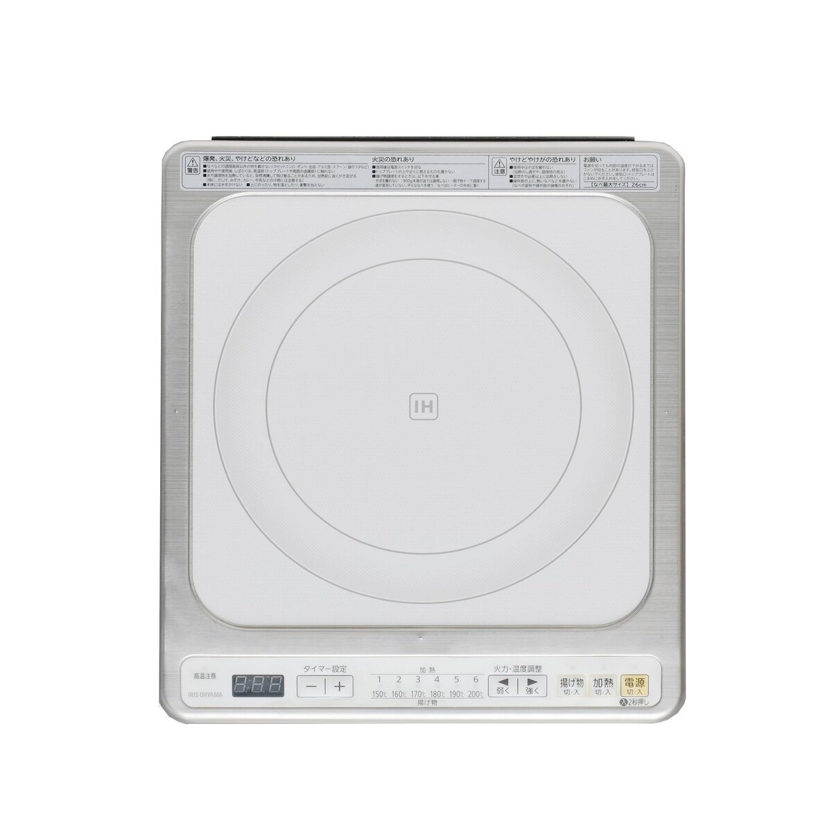 アイリスオーヤマ ビルトイン IHクッキングヒーター IHC-B112-W