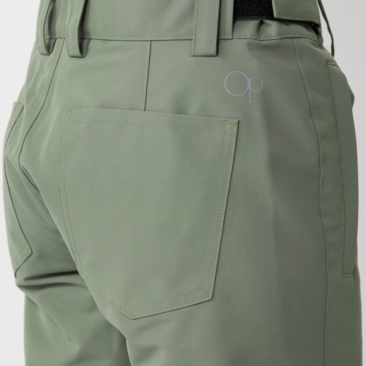 オーシャンパシフィック レディース スノー パンツ カーキ M
