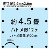 アイネット #3000ブルーシート 2.7 x 2.7m