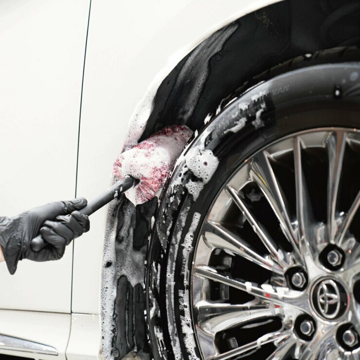 COAZ SELECTION タイヤハウスブラシ 40.6cm x 10.2cm 汚れ落ち抜群