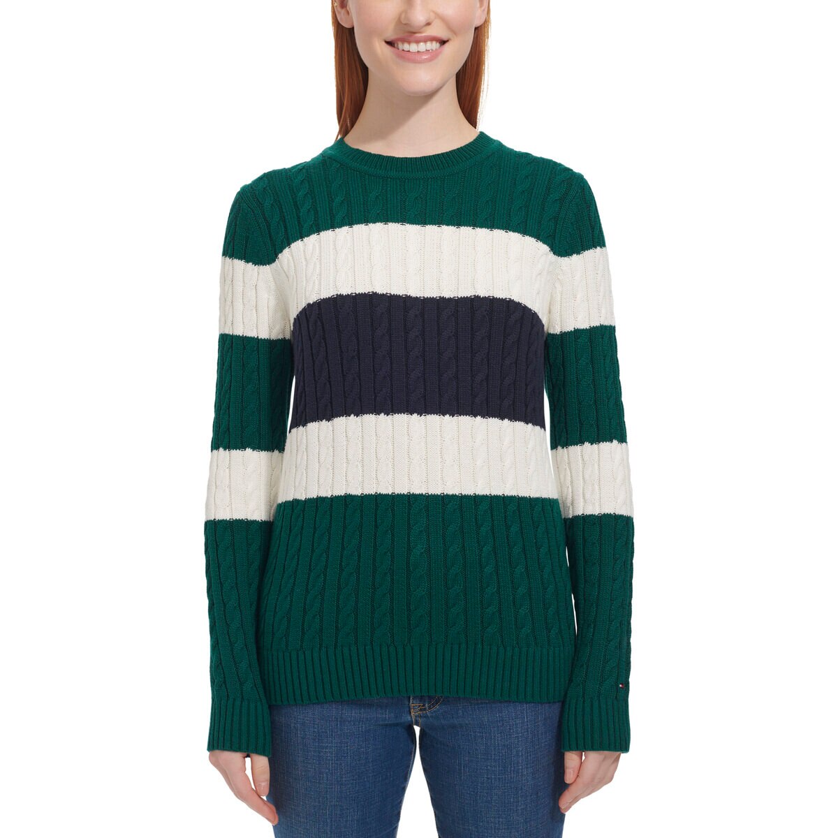 トミー ヒルフィガー レディース セーター フォレスト M