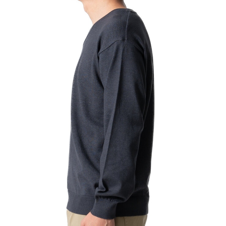 エディー・バウアー メンズ Vネック セーター チャコール M
