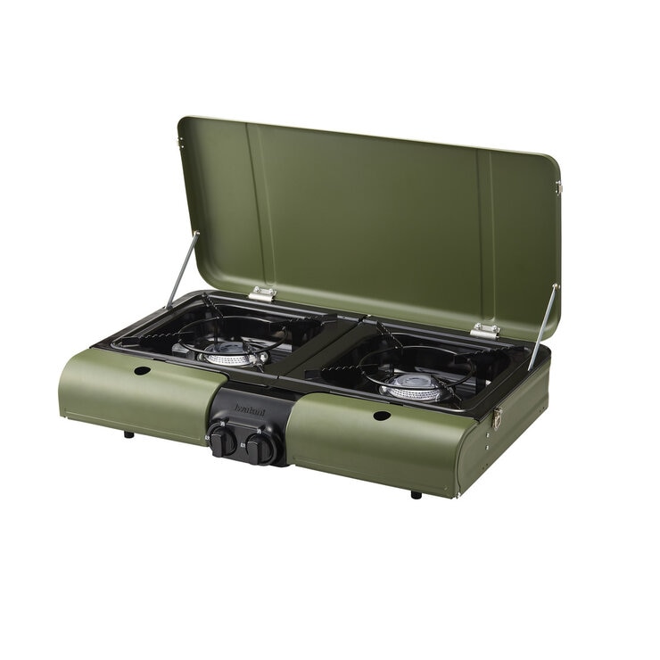 イワタニ フラットツインS カセットガス テーブルトップBBQこんろ CB-TBG-2-OL イワタニ フラットツインS カセットガス テーブルトップBBQこんろ CB-TBG-2-OL